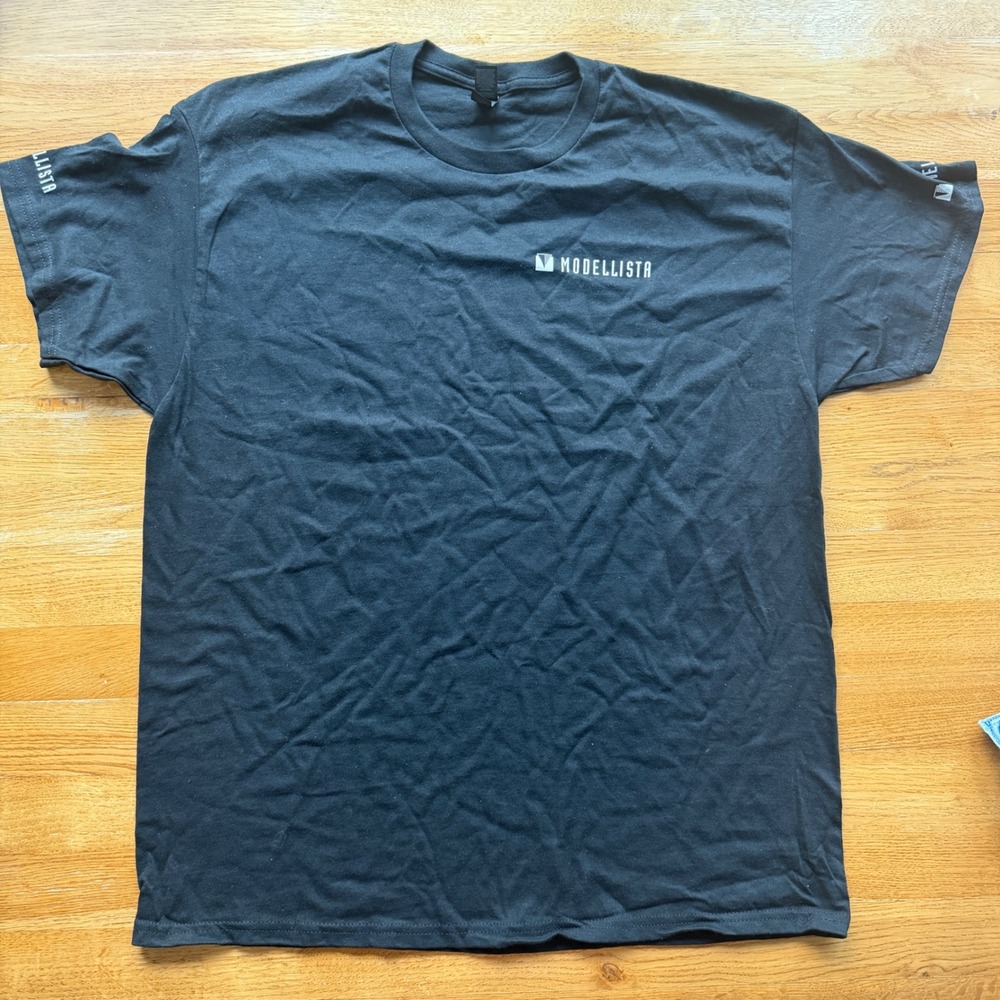 Modellista Toyota JDM Car Enthusiast Graphic T-Shirt Mens XL Black Cotton Tee